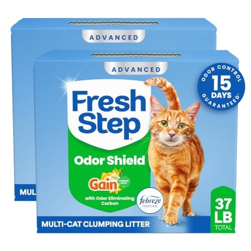 Fresh Step Advanced Odor Shield w/ Gain — 37 lb (2×18.5)
